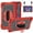 Red/Black, variant on Xyhop Case for Samsung Galaxy Tab A9 11-inch 2023,Rotating Stand with Hand Shoulder Strap