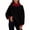 Black, variant on Sweatshirts for Women Oversized Mock Neck Long Sleeve Fleece Pullover Tops Fall Trendy Casual Soft Sweatshirt