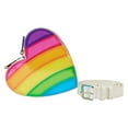 thumbnail image 6 of Loungefly Lisa Frank Rainbow Heart Double Strap Shoulder Bag with Waist Bag, 6 of 6