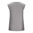 thumbnail image 5 of Azrian Womens Tops,Women's Fashion Casual Printing V-Neck Sleeveless T Shirt Pullover Tops, 5 of 5