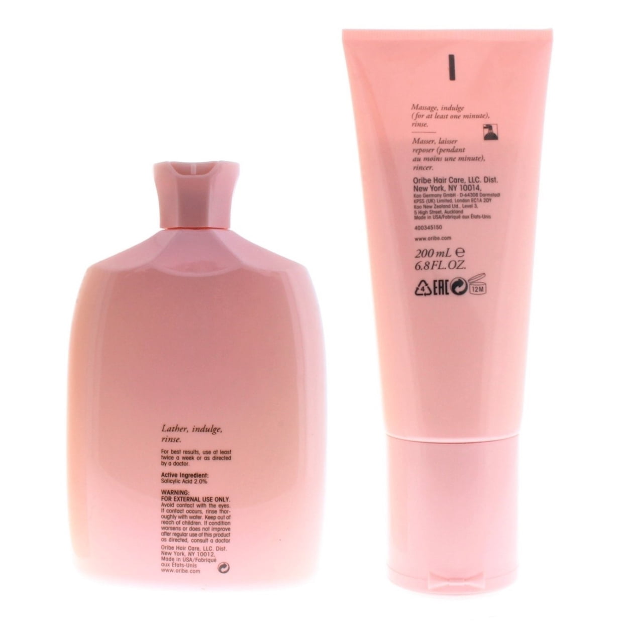Oribe Serene Scalp Anti-Dandruff Shampoo 8.5oz/250ml and Balancing Conditioner 6.8oz/200ml Combo