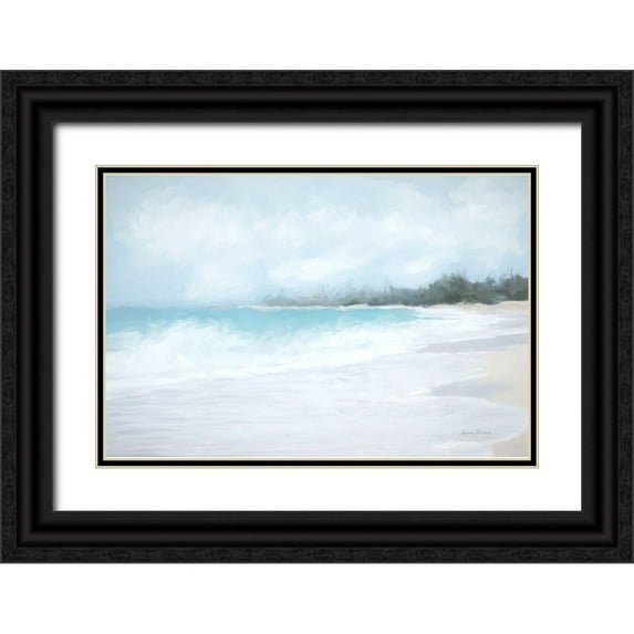 Murdock, Ramona 14x11 Black Ornate Wood Framed with Double Matting Museum Art Print Titled - Windy Harbor