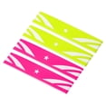 thumbnail image 1 of Unique Bargains 9.8'x0.7' Badminton Racket Head PU Protector Sticker Racquet Guard Tape, Pink/Light Yellow 4 Pack, 1 of 6