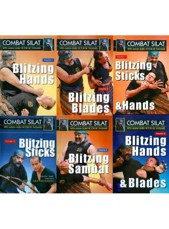 6 DVD SET Combat Silat martial arts - Victor deThouars