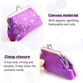 thumbnail image 3 of ZECATL Coin Pouch Purse 4 Packs Cute Canvas Gift Jewelry Trinkets Pouch Clasp Closure Wallet Assorted Colors, 3 of 5
