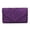 Purple, variant on Premium Lace Paisley Floral Fabric Satin Envelope Flap Clutch Evening Bag
