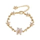 thumbnail image 2 of Pulsera de Pétalos de Circonita | Joyería Floral Personalizada y Exquisita | Accesorio Ligero, Cómodo y Elegante | Regalo para Mujer | Ropa Informal y Formal, 2 of 6