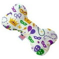 thumbnail image 2 of Mardi Gras Masks 6 inch Bone Dog Toy, 2 of 2