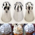 thumbnail image 4 of 3Pcs Russian Piping Tips Set Easy to Use Flower Nozzles Cupcake Decorating Kit, 4 of 9