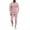 Pink, variant on Gubotare Two Piece Set for Men Solid Turndown Neck Long Sleeve Shirts & Long Pants Sets (Green, XXXL)