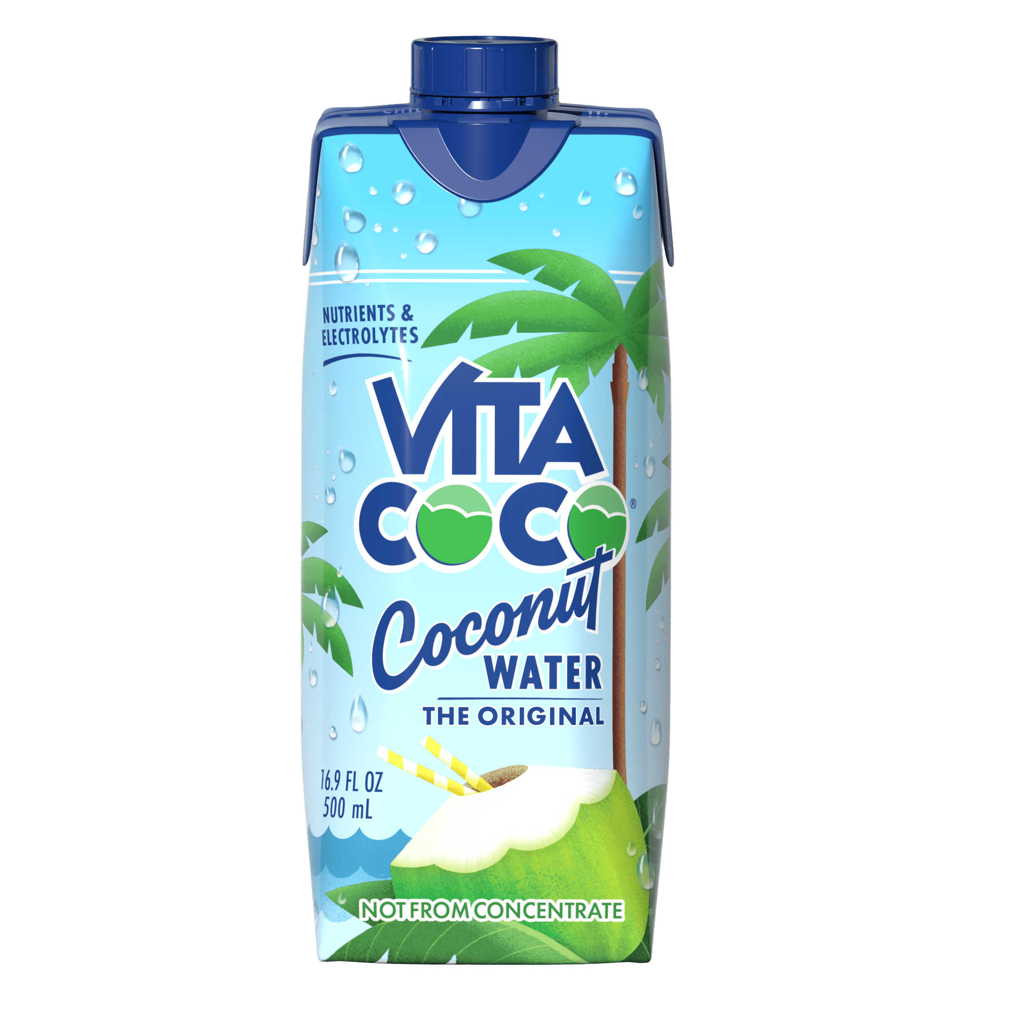 Vita Coco The Original Coconut Water, Nutrients & Electrolytes Rich, Pure, 16.9 fl oz Tetra