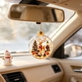 thumbnail image 4 of CaiYueKe Christmas Printed Ball Ornament with Light, Winter Wildlife Animal Design Round Bauble Hanging Decoration for Christmas Tree, Festive Holiday Decor for Mantel Window Party, 4 of 9