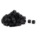 thumbnail image 1 of Unique Bargains Caoutchouc Forme Carrée Meubles Table Pied Couvercle Bouchon Noir 20mm x 20mm 100 Pcs, 1 of 1