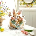 thumbnail image 2 of ddioayh Easter Decoration 2D Flat Easter Bunny Acrylic Pendant with Adorable Design for Indoor Outdoor Use Festive-Theme-Decor Party Decor, 2 of 6
