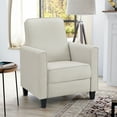 thumbnail image 6 of Furniture of America Rengo Linen Upholstered Recliner, Beige, 6 of 11