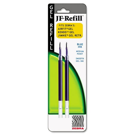 - JF Refill for Jimnie Gel RT/Sarasa/Z-Grip Gel Roller Ball, Med, BE, 2/Pack