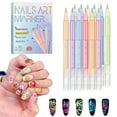 thumbnail image 4 of 12 Colors Nail Art Pens Set, Nail Polish Markers, 2025 New 3D Polish DIY Nail Art Marker Drawing Painting Liner Pen, Quickly Dry Nail Art Nail DIY Decoration for Home Salon, 4 of 5