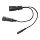 thumbnail image 1 of Cable Adaptador IEC 320 C14 Macho A C7 Hembra, Cable De Enchufe Divisor Y Plug And Play OFC PVC Resistente A La Tracción Para Oficina, 1 of 7