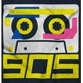 thumbnail image 2 of Retro Nineties Colorful Cassette Tape Zip Up Hoodie Men's Women's Brisco Brands L, 2 of 6