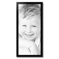 thumbnail image 2 of ArtToFrames 13" x 29" Satin Black Picture Frame, 13x29 inch Black Wood Poster Frame (WOM-1451), 2 of 8