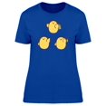 thumbnail image 1 of Cute Funny Chicken Poses Cartoon Tee Women's -Image by Shutterstock, 1 of 1