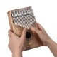thumbnail image 1 of LINGTING LINGTING K17S Kalimba de 17 Teclas en Madera de Caoba con Estuche, Bolsa, Martillo de Afinación, Cadena de Trémolo y Adornos de Borlas – Ideal para Músicos Viajeros y Ceremonias Especiales, 1 of 6