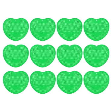 20Pack Urinal Screen Deodorizer, Anti-Splash Anti-Clogging Urinal Cakes, Green