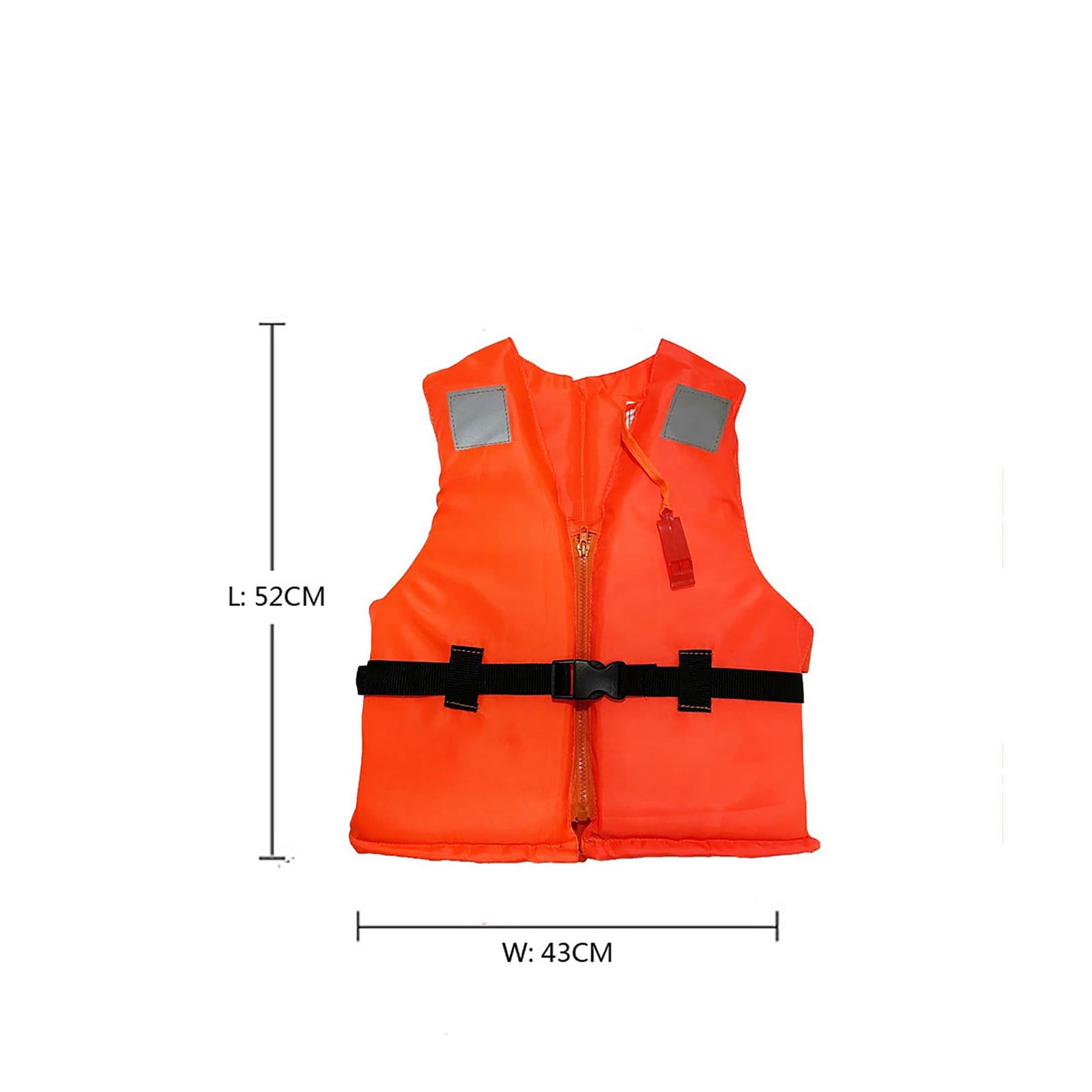 Realhomelove Adult Life Jacket Vest Portable Floatage Swim Jacket Buoyancy Aid Jacket for Fishing Sailing Surfing Boating Kayaking for Water Sports （243 Pounds Maximum）