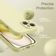 thumbnail image 6 of JETech Magnetic Silicone Case for iPhone 15 Plus 6.7-Inch, Compatible with MagSafe, Phone Cover with Camera Lens Full Protection (Yellow), 6 of 6
