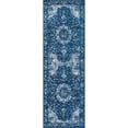 thumbnail image 5 of nuLOOM Paisley Verona Vintage Persian Runner Rug, 2' 6" x 10', Dark Blue, 5 of 5