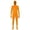 Orange3, variant on CAIVO Children Solid Color Zentai Integrated Hood Footed Bodysuit, Elastic Breathable Skin-Tight Zipper Jumpsuit for Photography Carnival Party