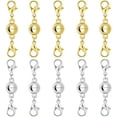 thumbnail image 1 of Baweave 925 Silvery Double Lobster Magnetic Necklace Clasps  Magnetic Necklace Clasps and Closures  Double Lobster Clasp Magnetic Jewelry Clasps for Necklaces, 1 of 6
