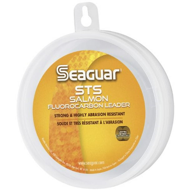 Seaguar STS Salmon Fluorocarbon Leader Fishing Line, 50-Pound/100-Yard,  Clear 