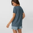thumbnail image 3 of SUNBS Womens Tops Short Sleeve Shirts Crewneck Plain Tee Casual Summer Clothes, Sizes S-2XL, 3 of 8