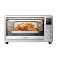 thumbnail image 1 of TOSHIBA ChefFry Air Fryer Combo de horno tostador, 26.4 QT de gran capacidad, horno tostador de encimera 12 en 1, acero inoxidable, 1 of 5
