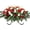 Red, variant on KALAKALA Artificial Cemetery Flower Headstone Flower Saddle Grave Rose Flowers for Cemetery Non-Bleed Colors Windpoof (Pink)