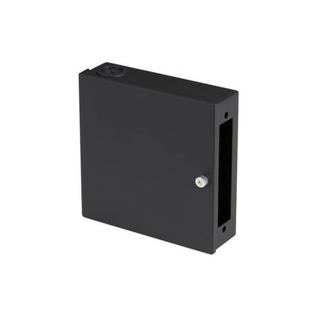 Black Box Mini Wallmount Fiber Enclosure One Adapter Panel Non-Locking