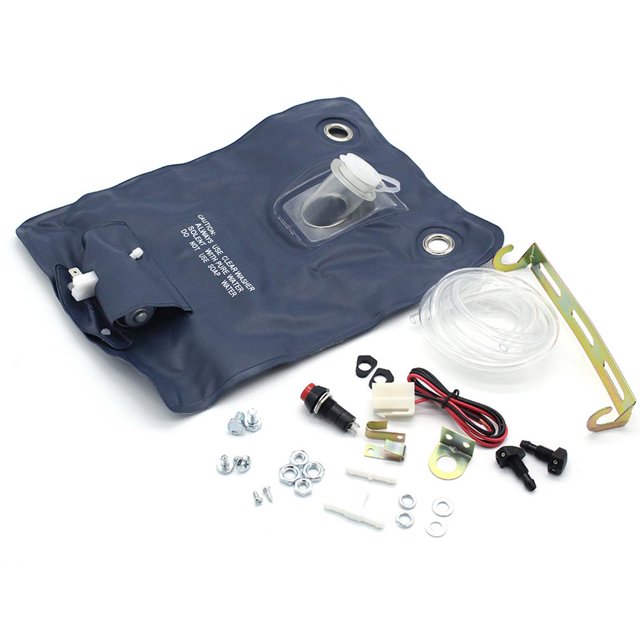 Scienceny Kit de limpiaparabrisas de coche de 12V con bolsa de agua de 1L, juego de limpieza de ventanillas de coche 151286776374 Automoción decorativa y accesorios Scienceny VI006570-00