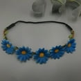 thumbnail image 1 of 5 guirnaldas de flores de margaritas, diadema con forma de girasol, sombrero de paja para playa, vacaciones en la playa, guirnalda, 1 of 6