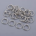 thumbnail image 2 of 10/20/30 Pieces Metal Book Small Binder Spiral Refillable Loose Leaf Rings Keychain Key Rings, 10 Size Book Rings, 2 of 6