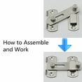 thumbnail image 7 of 4X 20X50X70mm Stainless Steel Gate Door Bolt Latch Slide Lock Hardware, 7 of 7