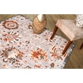 thumbnail image 2 of Furnishmyplace Furnish My Place Abstract Area Rug - Light Grey, Floral Rug 3'6"x5'6", 2 of 8