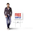 thumbnail image 4 of Free Samples Yard Sign 2 Pack of 12 Inch x 16 Inch Double Sided Weatherproof Heavy-Duty Plastic with Stake | Retail Promotions, Customer Incentives, Business Signage | Made in USA, 4 of 7