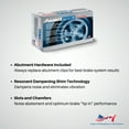 thumbnail image 4 of AmeriBRAKES Ceramic Disc Brake Pads with included lubricant and hardware, AmeriPRO PRC785 - For Silverado 1500 Sierra 1500 Tahoe Silverado 2500 Fits select: 1999-2010 CHEVROLET SILVERADO, 4 of 5