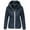 Navy, variant on Women's Puffer Jackets Solid Long Sleeve Zip up Hoodie Padded Coat Winter Plus Size Casual Warm Outerwear
