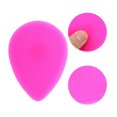 thumbnail image 3 of Unique Bargains 1 Pc Portable Silicone Facial Cleansing Brush 3.62"x2.68"x0.87" Rose Red, 3 of 7