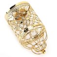 thumbnail image 2 of Candle Lanterns Birdcage Shape Electroplated Gold Retro Ornaments for European Style, 2 of 5