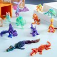 thumbnail image 2 of Joyfy 12 Pcs 3D Printed Dinosaur Fidget Toys for Kids Party Favors, Flexible Articulated Animals Skeleton, Desk Pets, Bulk Gifts for Birthday, Goodie Bag Stuffers, 2 of 8
