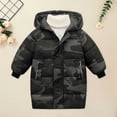 thumbnail image 4 of NOKIO Kids Winter Coat Toddler Girls Boys Autumn Winter Long Sleeve Thick Solid Color Long Down Zipper Hood Coat For 1 To 8 Years Children'S Down Puffer Jacket With Elastic Cuffs, 4 of 4