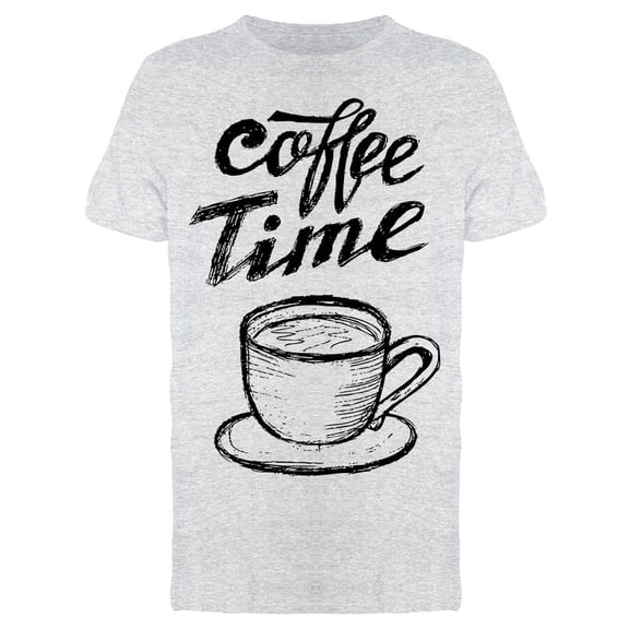 Coffee Time Chalkboard Art Tee Men's -Image by Shutterstock